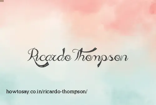 Ricardo Thompson
