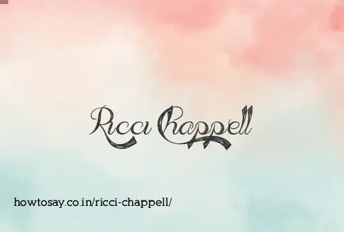 Ricci Chappell