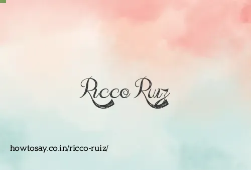 Ricco Ruiz