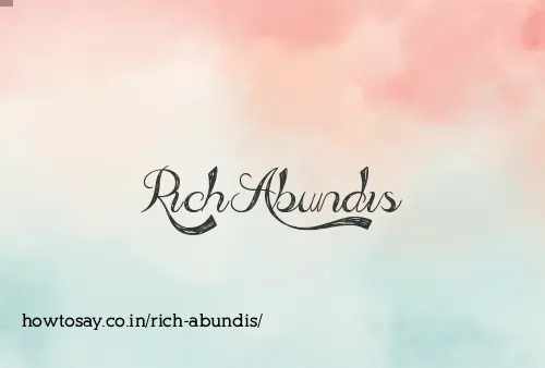 Rich Abundis