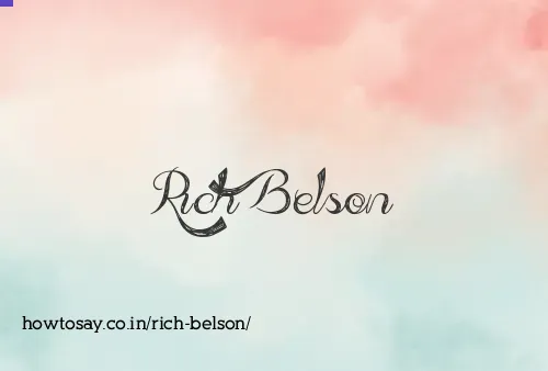 Rich Belson