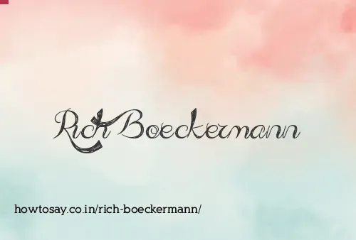 Rich Boeckermann