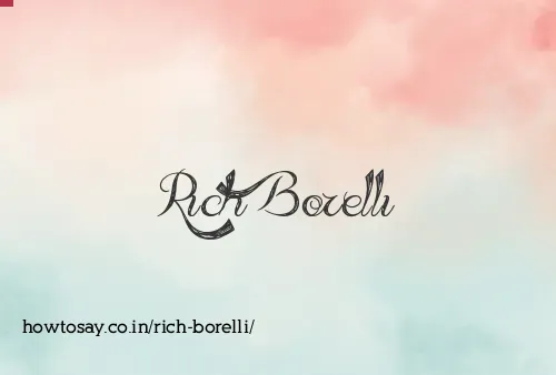 Rich Borelli