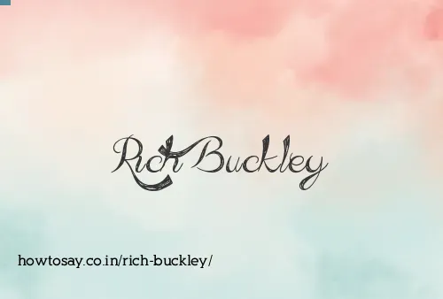 Rich Buckley