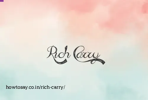 Rich Carry