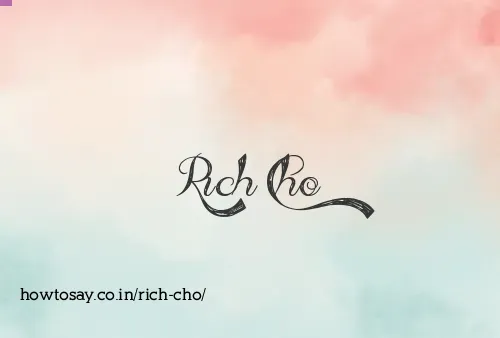 Rich Cho