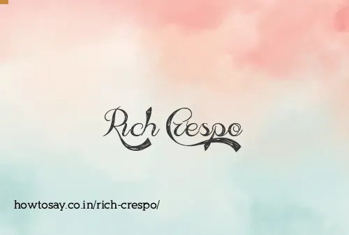 Rich Crespo