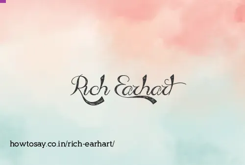 Rich Earhart