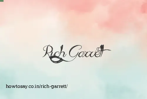 Rich Garrett