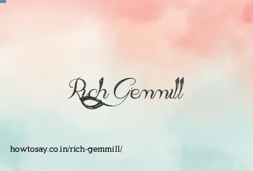 Rich Gemmill
