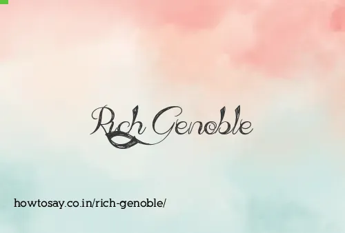 Rich Genoble
