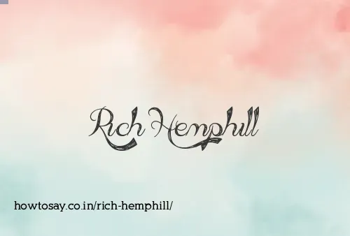 Rich Hemphill