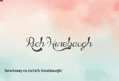Rich Hinebaugh