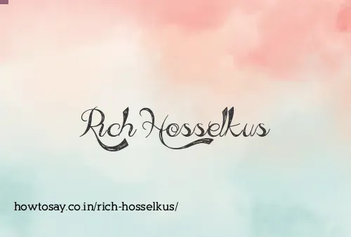 Rich Hosselkus