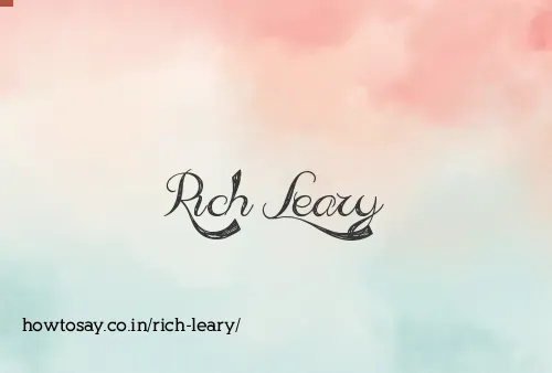 Rich Leary