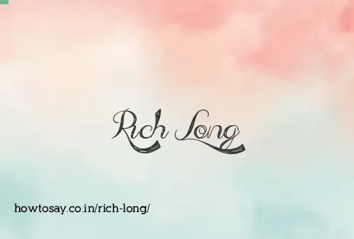 Rich Long