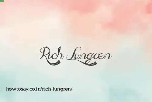 Rich Lungren
