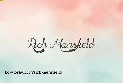 Rich Mansfield