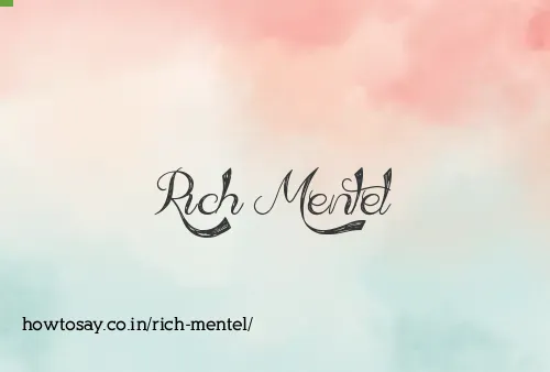 Rich Mentel