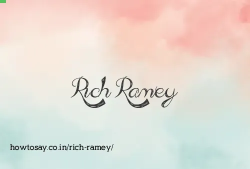 Rich Ramey
