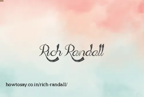 Rich Randall