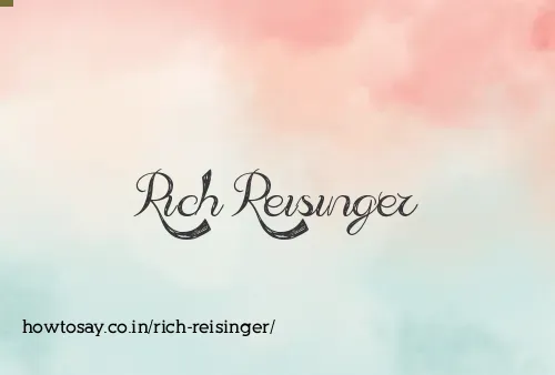 Rich Reisinger