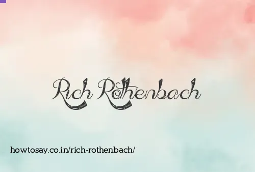 Rich Rothenbach
