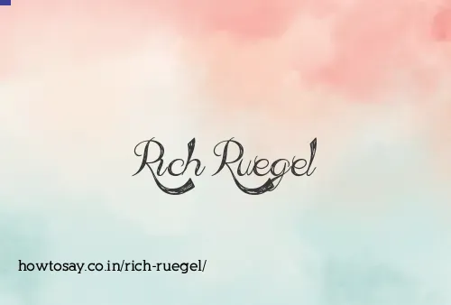 Rich Ruegel
