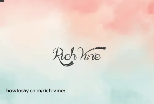 Rich Vine