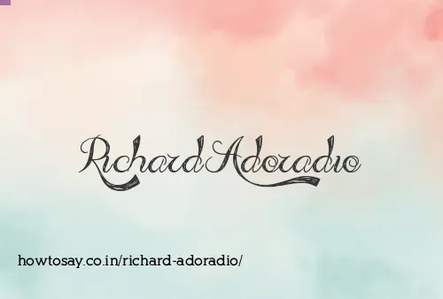 Richard Adoradio