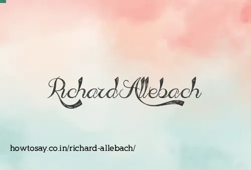 Richard Allebach