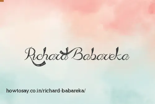 Richard Babareka