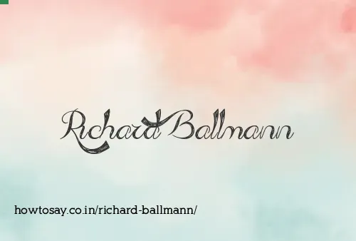 Richard Ballmann