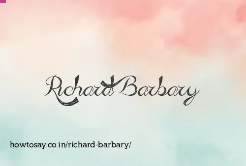 Richard Barbary