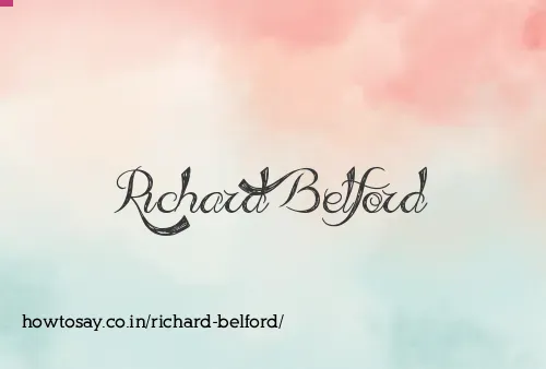 Richard Belford