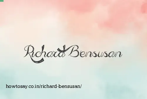 Richard Bensusan
