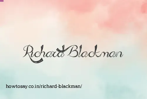 Richard Blackman