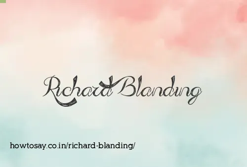 Richard Blanding