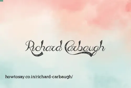 Richard Carbaugh