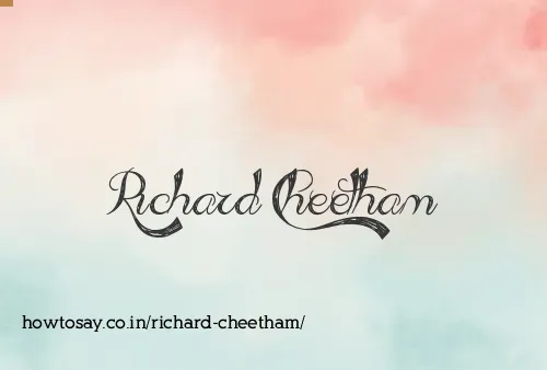 Richard Cheetham