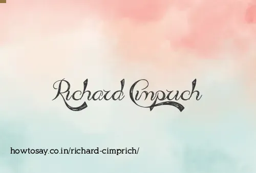 Richard Cimprich