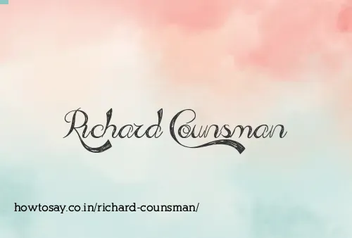 Richard Counsman