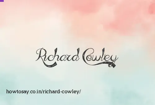Richard Cowley