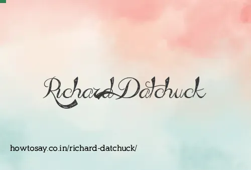 Richard Datchuck