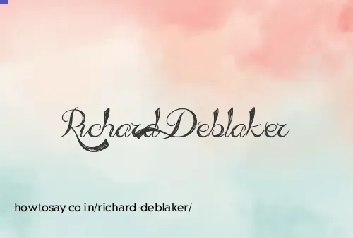 Richard Deblaker