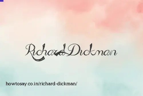 Richard Dickman