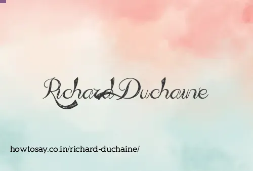 Richard Duchaine