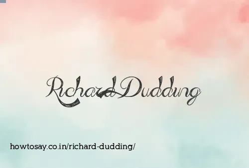 Richard Dudding