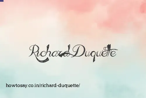 Richard Duquette