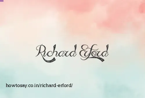 Richard Erford
